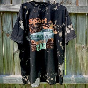 Bleached, Sporty Car themed T-shirt Dress